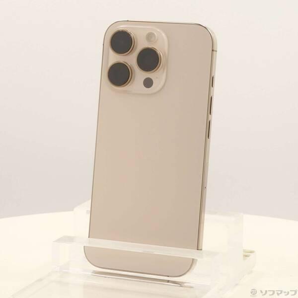 〔中古〕Apple(アップル) iPhone16 Pro 128GB デザートチタニウム MYMX3J／A SIMフリー〔276-ud〕 | 