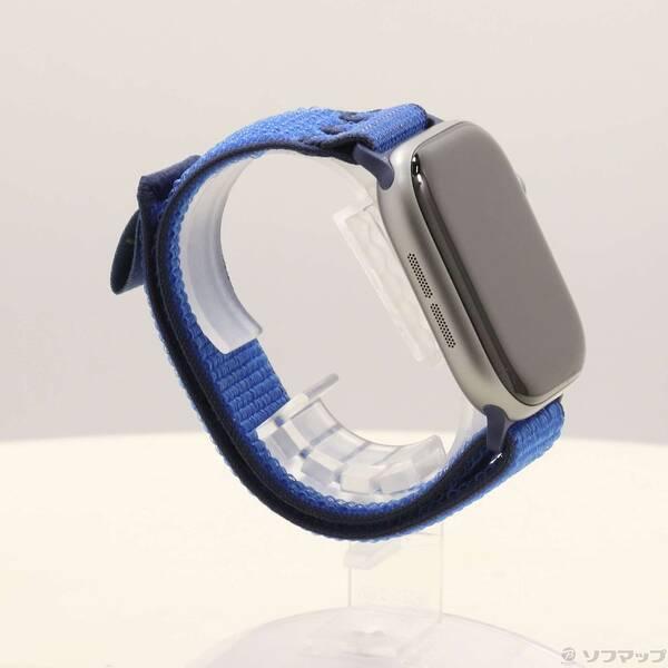 〔中古〕Apple(アップル) Apple Watch Series 11 GPS 46mm スペースグレイアルミニウムケース ブルーリボンNikeスポーツループ〔377-ud〕 |  | 03