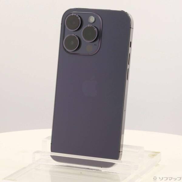 〔中古〕Apple(アップル) iPhone14 Pro 128GB ディープパープル MQ0F3J／A SIMフリー〔297-ud〕 | 