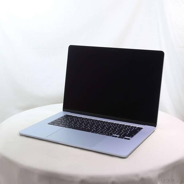 〔中古〕Apple(アップル) MacBook Air 15.3-inch Early-2025 MC7A4J／A Apple M4 10コアCPU_10コアGPU 16GB SSD256GB スカイブルー 〔26.3 Tahoe〕〔262-ud〕 | 