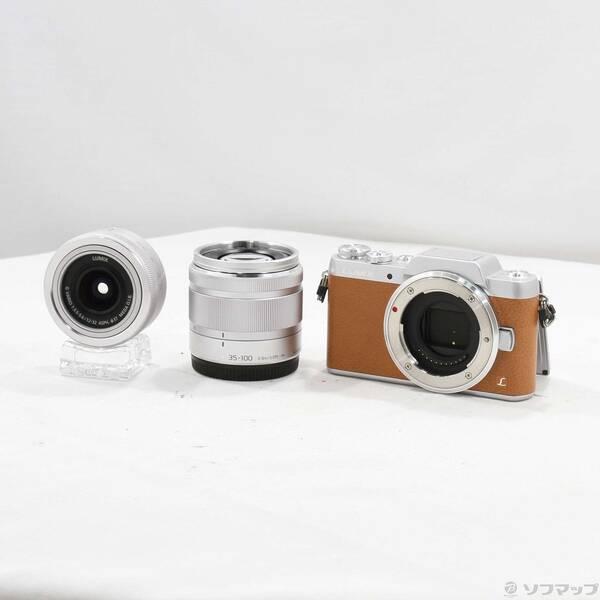 〔中古〕Panasonic(パナソニック) LUMIX DMC-GF7W T ダブルズームレンズキット ブラウン〔262-ud〕 | 