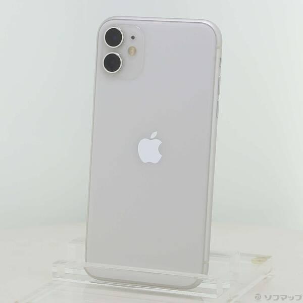 〔中古〕Apple(アップル) iPhone11 64GB ホワイト MWLU2J／A SIMフリー〔368-ud〕 | 