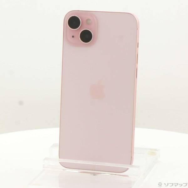 〔中古〕Apple(アップル) iPhone15 Plus 256GB ピンク MU0H3J／A SIMフリー〔198-ud〕 | 