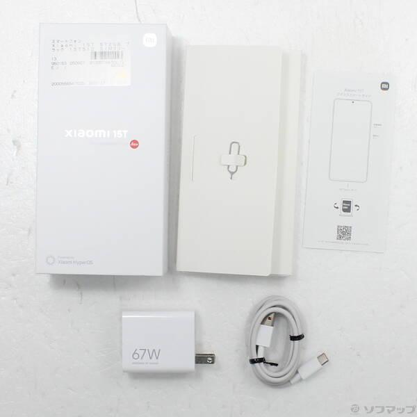 中古〕Xiaomi(シャオミ) Xiaomi 15T 512GB ブラック 15T512 SIMフリー