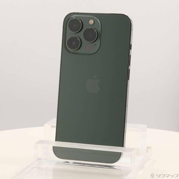 〔中古〕Apple(アップル) iPhone13 Pro 128GB アルパイングリーン MNDX3J／A SIMフリー〔276-ud〕 | 