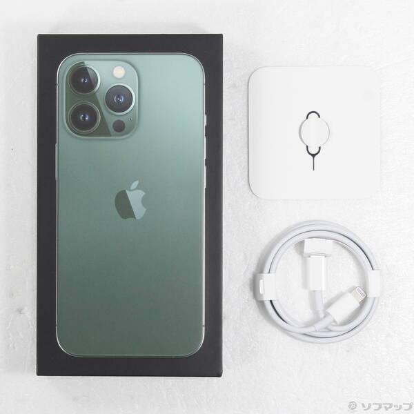 〔中古〕Apple(アップル) iPhone13 Pro 128GB アルパイングリーン MNDX3J／A SIMフリー〔276-ud〕 |  | 04