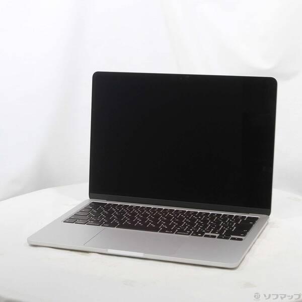 〔中古〕〔展示品〕 MacBook Air 13.6-inch Early-2025 MW0W3J／A Apple M4 10コアCPU_8コアGPU 16GB SSD256GB シルバー 〔26.3 Tahoe〕〔198-ud〕 | 