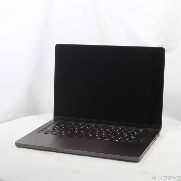 〔中古〕〔展示品〕 MacBook Pro 14.2-inch Late-2025 MDE04J／A Apple M5 10コアCPU_10コアGPU 16GB SSD512GB スペースブラック 〔26.3 Tahoe〕〔262-ud〕 | 