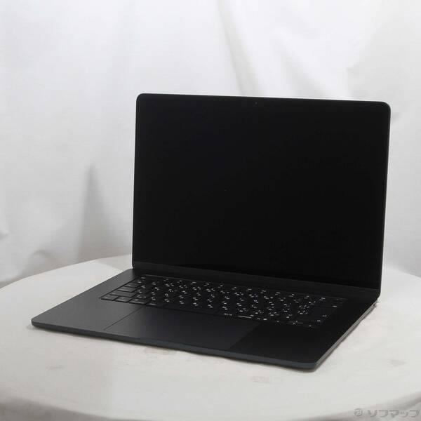 〔中古〕〔展示品〕 MacBook Air 15.3-inch Early-2025 MW1L3J／A Apple M4 10コアCPU_10コアGPU 16GB SSD256GB ミッドナイト 〔26.3 Tahoe〕〔377-ud〕 | 