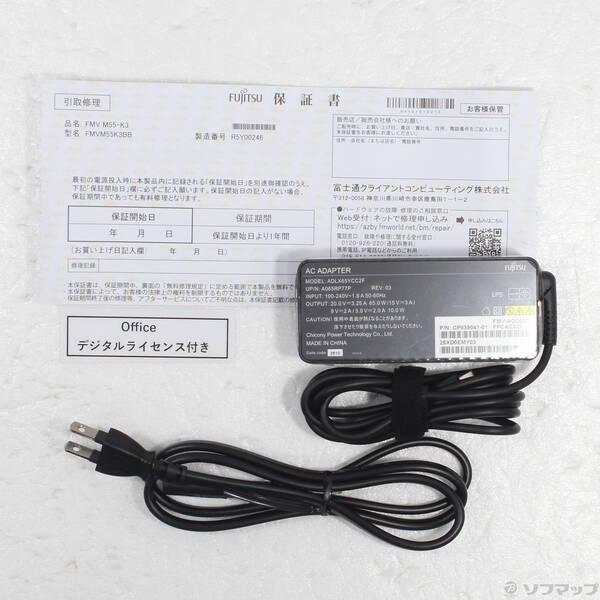 〔中古〕FUJITSU(富士通） 〔展示品〕 FMV Note M M55-K3 FMVM55K3BB ブライトブラック〔349-ud〕 |  | 04