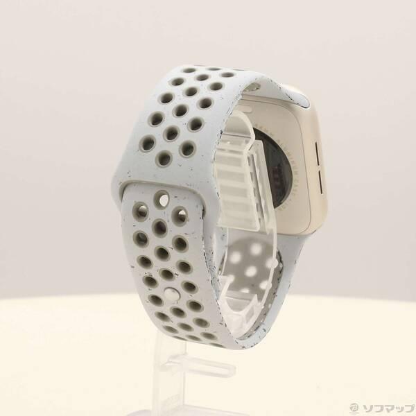 〔中古〕Apple(アップル) Apple Watch SE 第3世代 GPS 44mm スターライトアルミニウムケース ベールドグレーNikeスポーツバンド〔344-ud〕 |  | 02