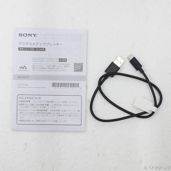 〔中古〕SONY(ソニー) WALKMAN ZX707 メモリ64GB+microSD ブラック NW-ZX707〔198-ud〕 |  | 04