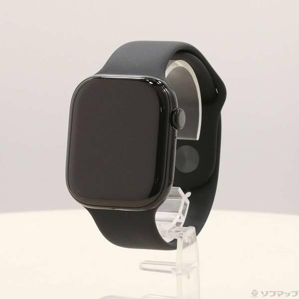 〔中古〕Apple(アップル) Apple Watch Series 11 GPS 46mm ジェットブラックアルミニウムケース ブラックスポーツバンド〔262-ud〕 | 