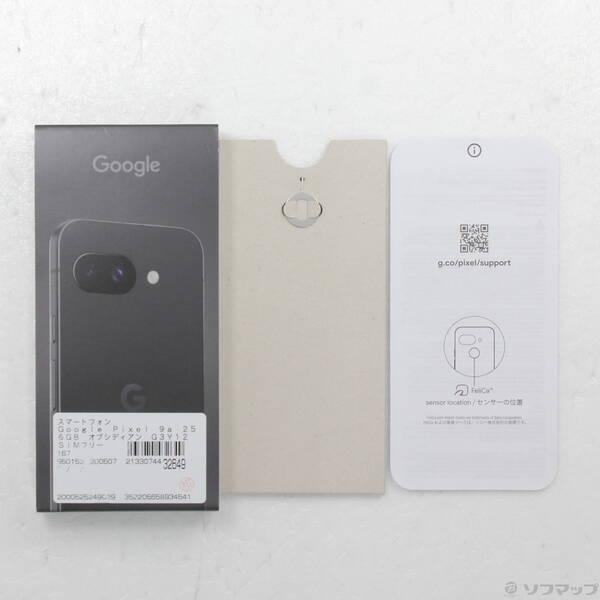 中古〕GOOGLE(グーグル) Google Pixel 9a 256GB オブシディアン G3Y12