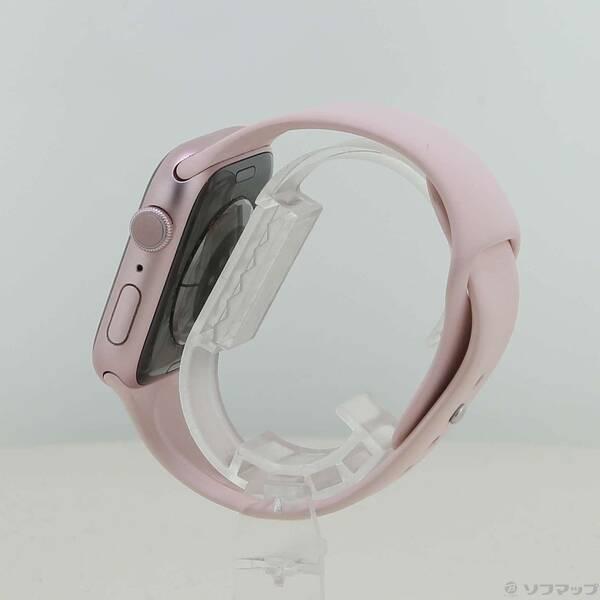 〔中古〕Apple(アップル) Apple Watch Series 9 GPS 45mm ピンクアルミニウムケース ライトピンクスポーツバンド〔305-ud〕 |  | 01