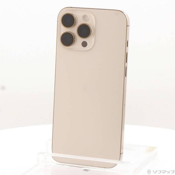 〔中古〕Apple(アップル) iPhone16 Pro Max 256GB デザートチタニウム MYWJ3J／A SIMフリー〔371-ud〕 | 