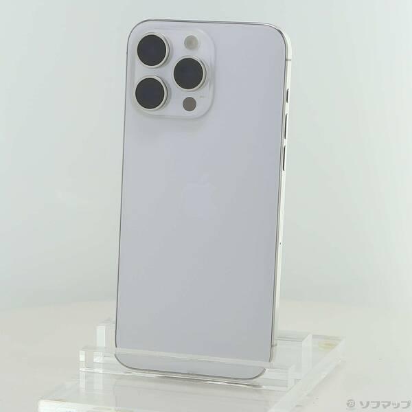 〔中古〕Apple(アップル) iPhone15 Pro Max 512GB ホワイトチタニウム MU6V3J／A SIMフリー〔349-ud〕 | 