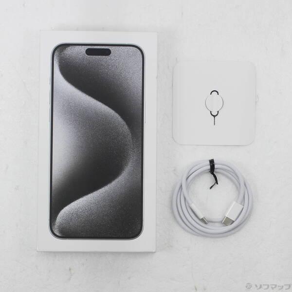 〔中古〕Apple(アップル) iPhone15 Pro Max 512GB ホワイトチタニウム MU6V3J／A SIMフリー〔349-ud〕 |  | 04
