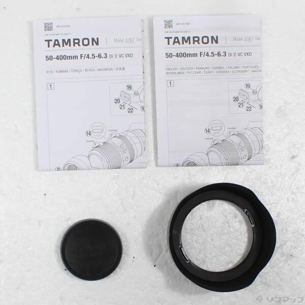 〔中古〕TAMRON(タムロン) 50-400mm F／4.5-6.3 Di III VC VXD Model A067〔262-ud〕 |  | 04