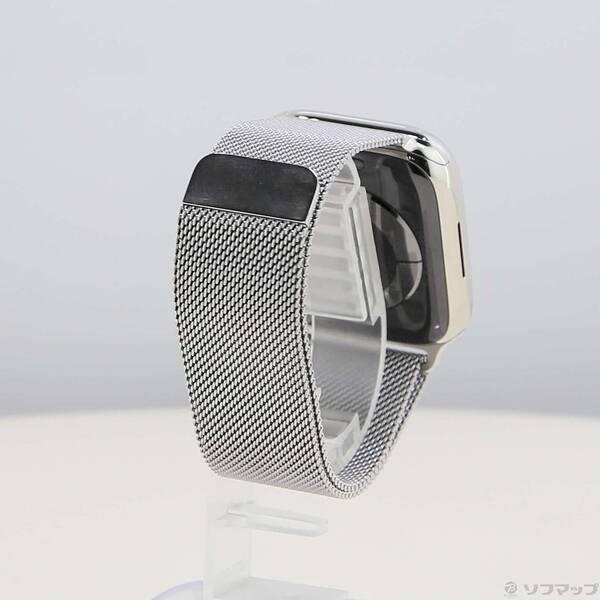 〔中古〕Apple(アップル) Apple Watch Series 8 GPS + Cellular 45mm シルバーステンレススチールケース シルバーミラネーゼループ〔297-ud〕 |  | 02