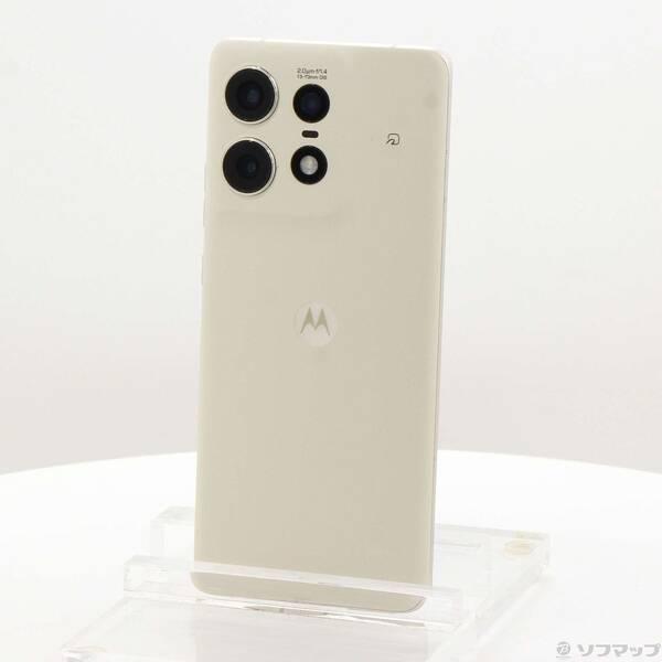 〔中古〕Motorola(モトローラ) motorola edge 50s pro 256GB バニラクリーム MOSAH3 Softbank SIMフリー〔352-ud〕 | 
