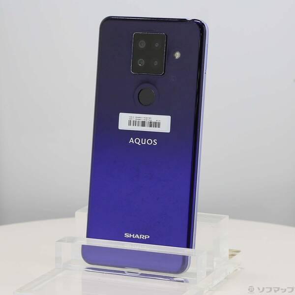 〔中古〕SHARP(シャープ) AQUOS sense4 plus 128GB パープル SH-M16 SIMフリー〔305-ud〕 | 