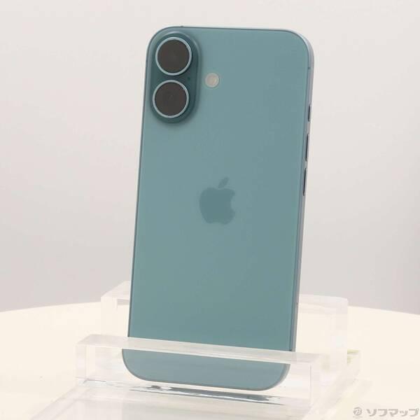 〔中古〕Apple(アップル) iPhone16 256GB ティール MYE13J／A SIMフリー〔198-ud〕 | 