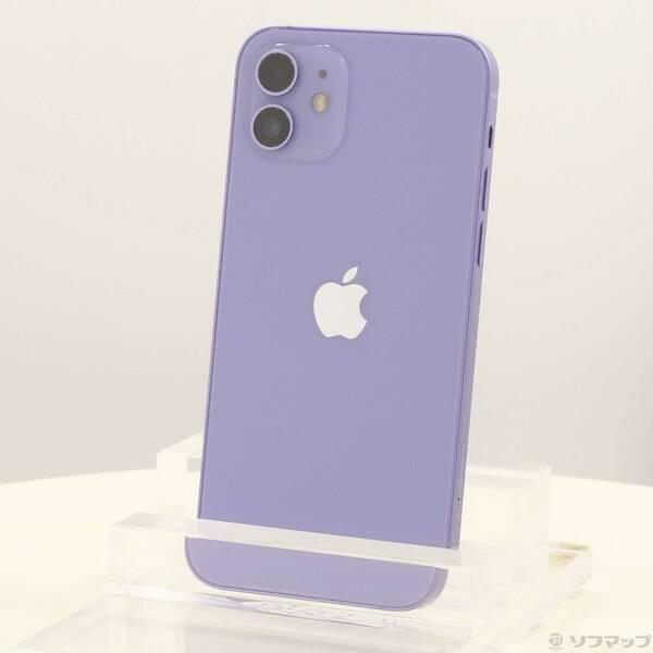〔中古〕Apple(アップル) iPhone12 256GB パープル MJNK3J／A SIMフリー〔349-ud〕 | 