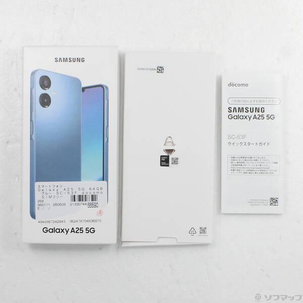 〔中古〕SAMSUNG(サムスン) Galaxy A25 5G 64GB ブルー SC-53F docomo SIMフリー〔258-ud〕 |  | 04