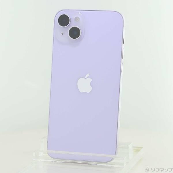 〔中古〕Apple(アップル) iPhone14 Plus 128GB パープル MQ4E3J／A SIMフリー〔196-ud〕 | 