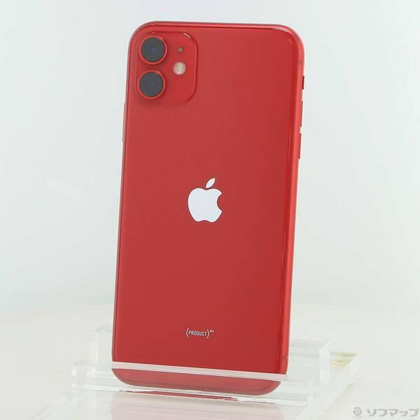 〔中古〕Apple(アップル) iPhone11 64GB プロダクトレッド MWLV2J／A SIMフリー〔269-ud〕 | 