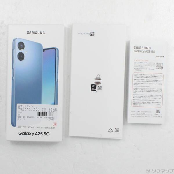 〔中古〕SAMSUNG(サムスン) Galaxy A25 5G 64GB ブルー SCG33 au SIMフリー〔377-ud〕 |  | 04