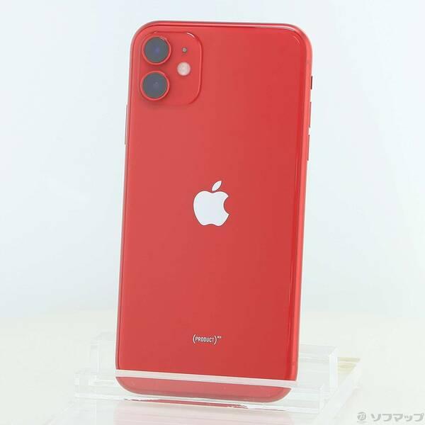 〔中古〕Apple(アップル) iPhone11 64GB プロダクトレッド MHDD3J／A SIMフリー〔297-ud〕 | 