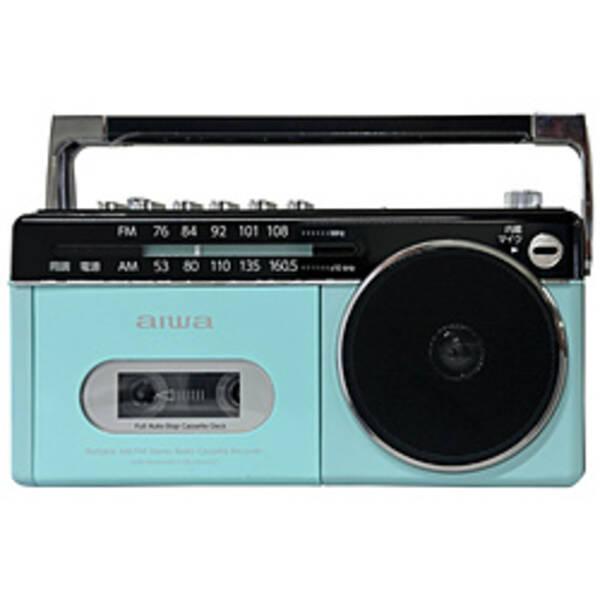 〔中古〕aiwa(アイワ) 〔展示品〕 モノラル型ラジカセ パステルグリーン GAA4-RCP0003-PG〔305-ud〕 | 