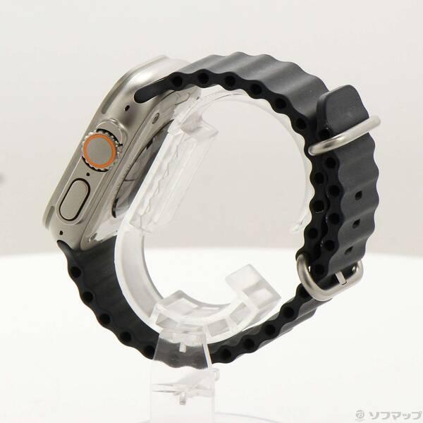 〔中古〕Apple(アップル) Apple Watch Ultra GPS + Cellular 49mm チタニウムケース ミッドナイトオーシャンバンド〔295-ud〕 |  | 01