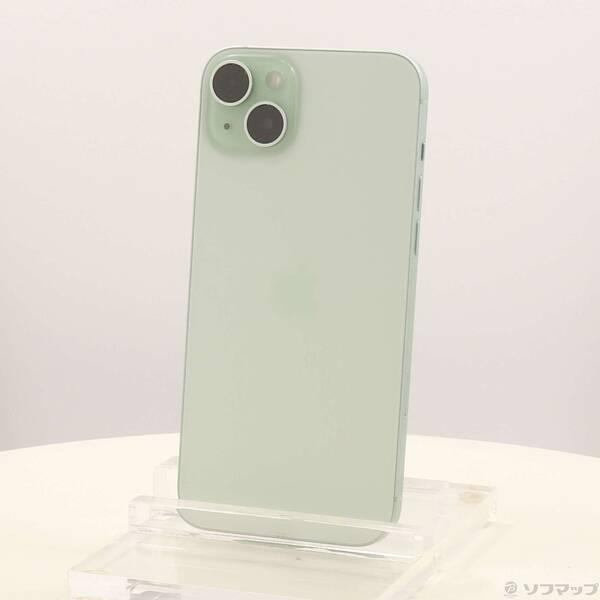 〔中古〕Apple(アップル) iPhone15 Plus 128GB グリーン MU0E3J／A SIMフリー〔262-ud〕 | 