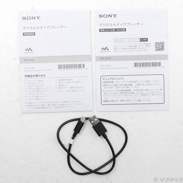 〔中古〕SONY(ソニー) WALKMAN ZX707 メモリ64GB+microSD ブラック NW-ZX707〔305-ud〕 |  | 04