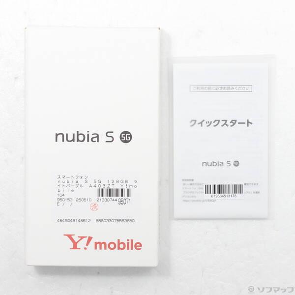 〔中古〕ZTE nubia S 5G 128GB ライトパープル A403ZT Y!mobile SIMフリー〔349-ud〕 |  | 04