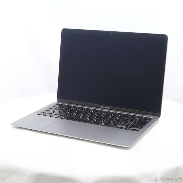 〔中古〕Apple(アップル) MacBook Air 13.3-inch Late-2020 MGN63J／A Apple M1 8コアCPU_7コアGPU 8GB SSD256GB スペースグレイ 〔26.3 Tahoe〕〔344-ud〕 | 