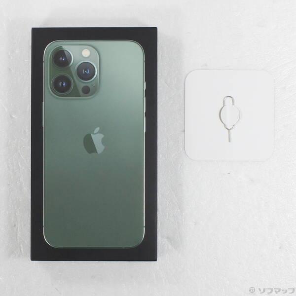 〔中古〕Apple(アップル) iPhone13 Pro 128GB アルパイングリーン MNDX3J／A SIMフリー〔198-ud〕 |  | 04