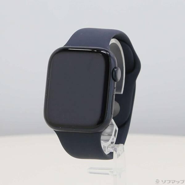 〔中古〕Apple(アップル) Apple Watch Series 9 GPS 45mm ミッドナイトアルミニウムケース ミッドナイトスポーツバンド〔305-ud〕 | 