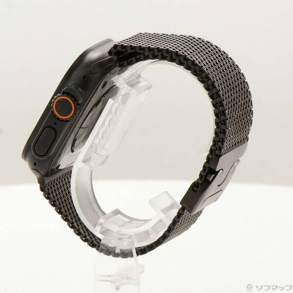 〔中古〕Apple(アップル) Apple Watch Ultra 2 GPS + Cellular 49mm ブラックチタニウムケース ブラックチタニウムミラネーゼループ〔262-ud〕 |  | 01