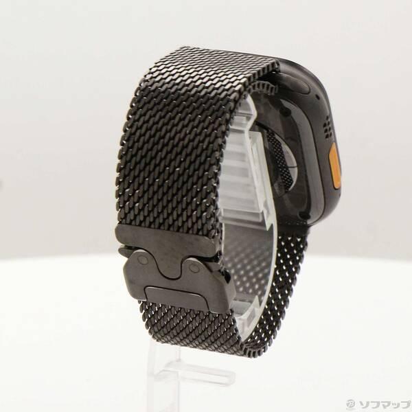 〔中古〕Apple(アップル) Apple Watch Ultra 2 GPS + Cellular 49mm ブラックチタニウムケース ブラックチタニウムミラネーゼループ〔262-ud〕 |  | 02