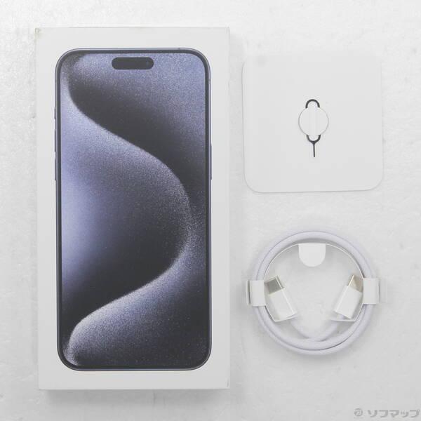〔中古〕Apple(アップル) iPhone15 Pro Max 256GB ブルーチタニウム MU6T3J／A SIMフリー〔198-ud〕 |  | 04