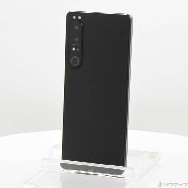 〔中古〕SONY(ソニー) Xperia 1 IV 256GB ブラック SOG06 au SIMフリー〔297-ud〕 | 