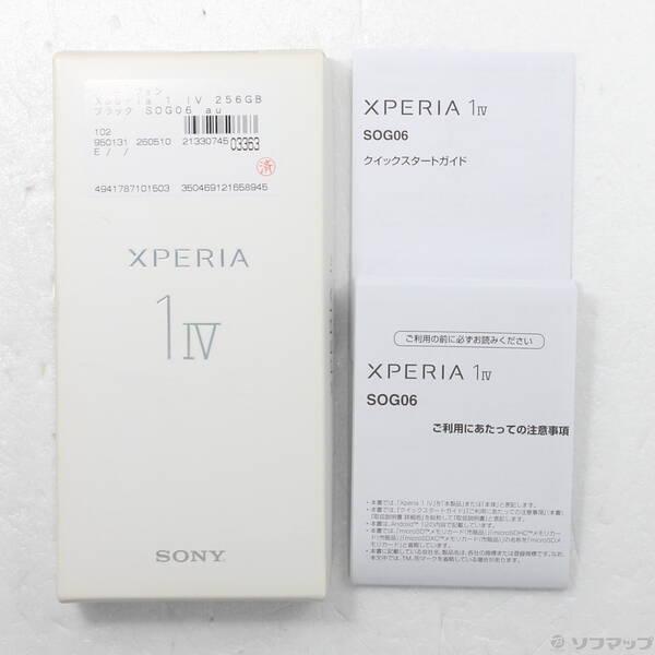 〔中古〕SONY(ソニー) Xperia 1 IV 256GB ブラック SOG06 au SIMフリー〔297-ud〕 |  | 04