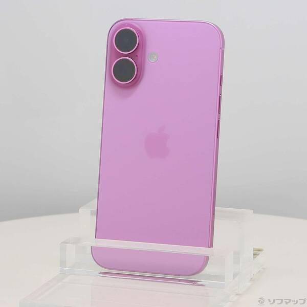 〔中古〕Apple(アップル) iPhone16 256GB ピンク MYDY3J／A SIMフリー〔371-ud〕 | 