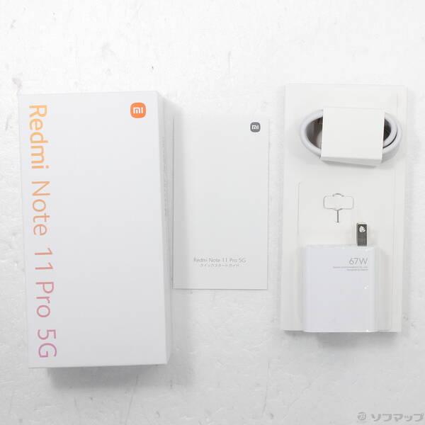 〔中古〕Xiaomi(シャオミ) Redmi Note 11 Pro 5G 128GB グラファイトグレー REDMINOTE11PROGR SIMフリー〔352-ud〕 |  | 04