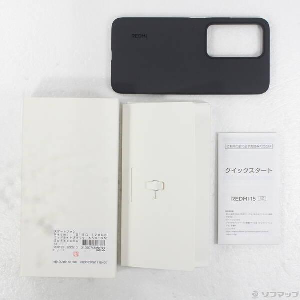 〔中古〕Xiaomi(シャオミ) Redmi 15 5G 128GB ミッドナイトブラック A501XM Softbank SIMフリー〔352-ud〕 |  | 04