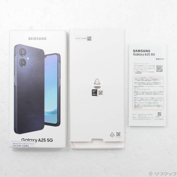 〔中古〕SAMSUNG(サムスン) Galaxy A25 5G 64GB ブラック SCG33 au SIMフリー〔258-ud〕 |  | 04